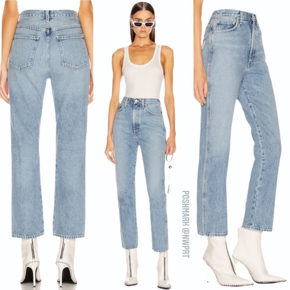 AGOLDE Pinch Waist Impression High Rise Kick 24